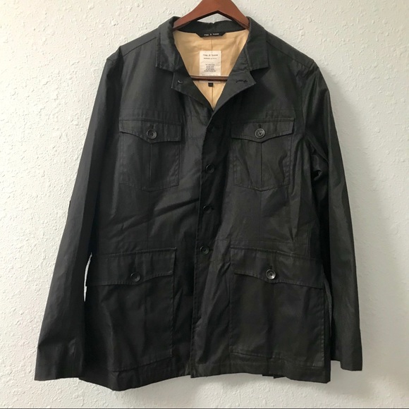 rag & bone Other - rag & bone black button up 4 pocket jacket size L